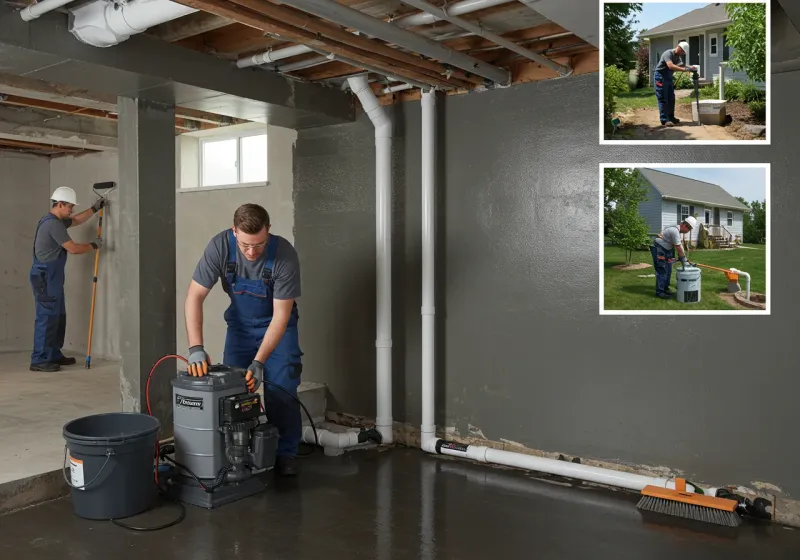 Basement Waterproofing and Flood Prevention process in Fuquay-Varina, NC